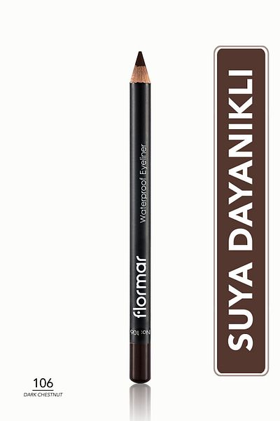 Flormar Waterproof Eye Pencil - Dark Brown Waterproof