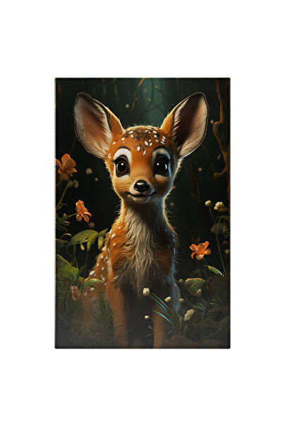 StoryGift Romania Tablou Canvas: Vestitul Inimos Realitatea Căprioarei Pictur...