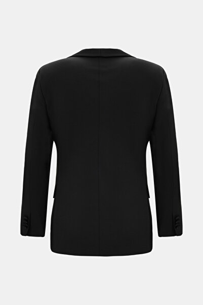 W Collection SİYAH KIRLANGIÇ YAKA DÜĞMELİ SMOKİN TAKIM