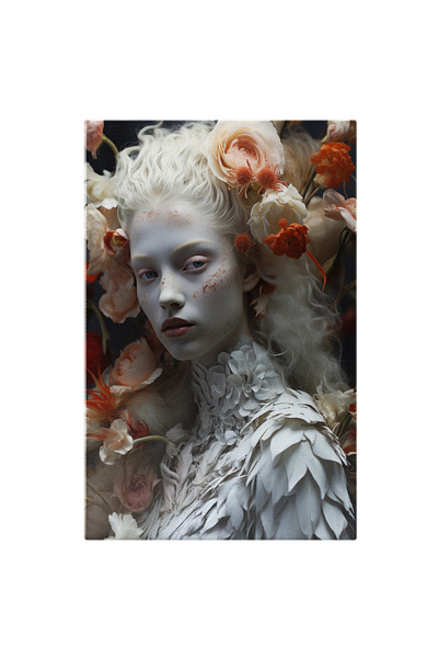 StoryGift Romania Tablou Canvas: Fotografie Cu O Fata Blonda Cu Vestimentatie...