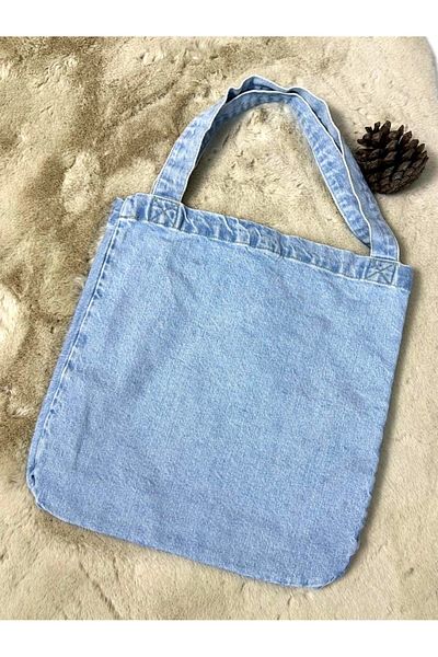 VELLICHOR Geantă de mână și de umăr din denim pentru femei