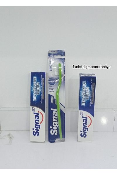 Signal Signs Signal Whitening Toothpaste 50 ml +White Power Toothpaste. (50 ml Paste Gift 1 Piece)