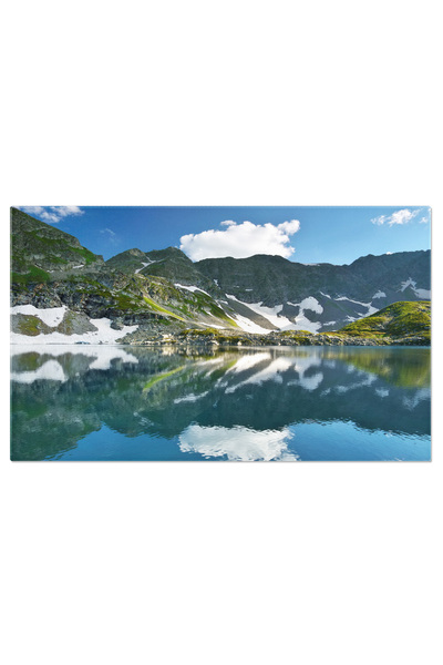 StoryGift Romania Tablou Canvas Peisaj Muntos Cu Lac Si Stanci, Munte, Lac, Natura, Peisaj 1