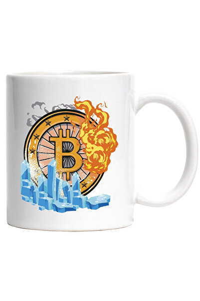StoryGift Romania Cana Cu Bitcoin, Gheata, Flacari, Bani, Crypto Monede, Mult...
