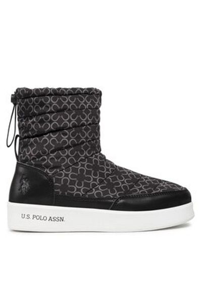 U.S. Polo Assn. us polo assn women's snow boots VEGY006 black