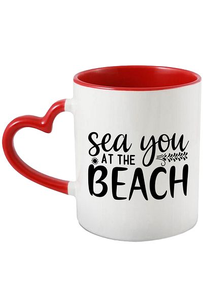 StoryGift Romania Cana Pentru Iubitorii De Locuri Exotice Cu Mesajul "sea You At The Beach" - Ne V, Cu ,stg