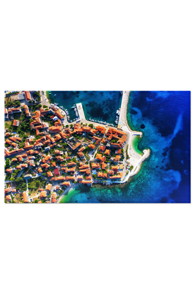 StoryGift Romania Tablou Canvas Portul Pictoresc Din Orasul Vechi Dubrovnik D...