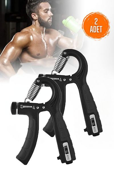 MAROKEN Hand Spring 2Pcs Arm Wrist Muscle Training Tool for Athlete and Musician Practical Home Office Doing Exercise