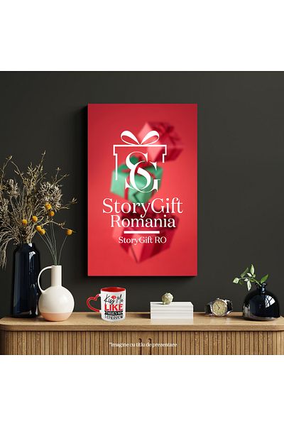 StoryGift Romania Mug for a beloved girlfriend with the message "Kiss me like there's no tomorrow" with , With ,STG