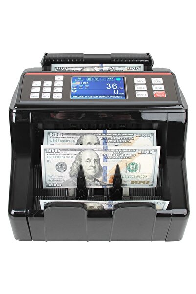 hunter tec Karışık Para Sayma Makinesi ve Sahte Para Yakalama - Türkçe Konuşma + Müşteri Ekranı