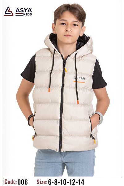 D&G ŞIMARIK KİDS ERKEK ÇOCUK KAPÜŞONLU ŞİŞME YELEK