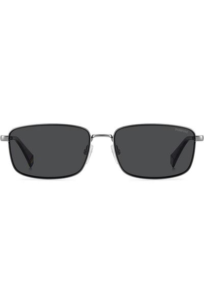 Polaroid Polarized Sunglasses Men Polaroid PLD 6227/S/X SVK/M9, Metal, Silver, 56 mm