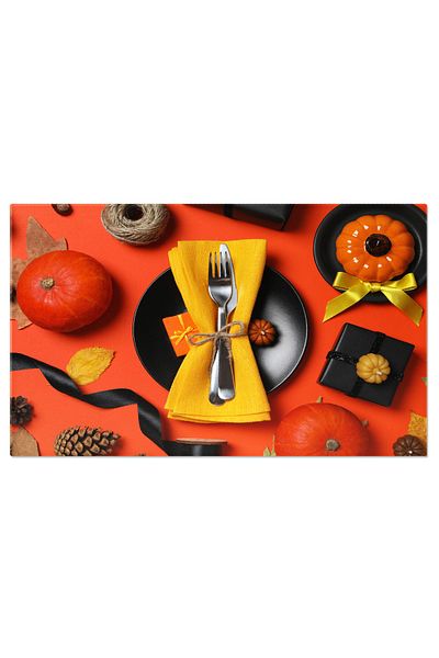 StoryGift Romania Tablou Canvas - Halloween Si Delicii: Decorarea Pentru Sarbatori In Stil De Halloween