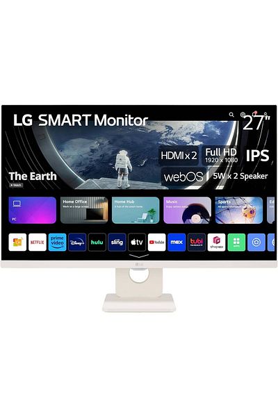 LG 27" FHD IPS Monitor, 100Hz Refresh Rate & 5ms Response Time, AMD FreeSync, Slim Design, HDMI /