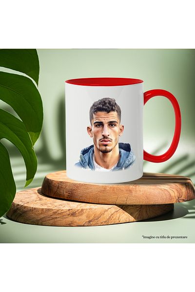 StoryGift Romania Cup With Paul Denino, Ice Poseidon, Streamer, Celebrity, Multicolor 330 ml, Ceramic, With ,STG