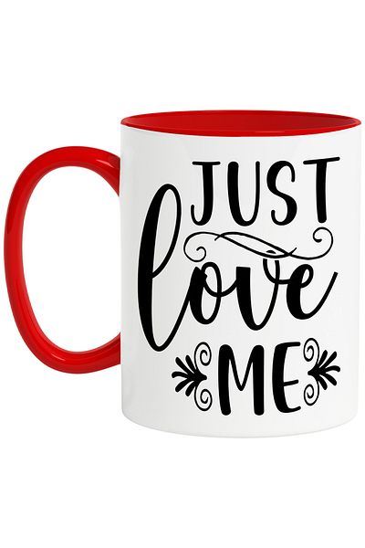 StoryGift Romania Cana Pentru Cei Care Duc Lipsa De Atentie/iubire Cu Mesajul In Engleza "just Lov, Cu ,stg