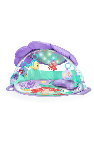 Bright Starts صالة الألعاب الرياضية "حورية البحر الصغيرة" مع أضواء وموسيقى | ...