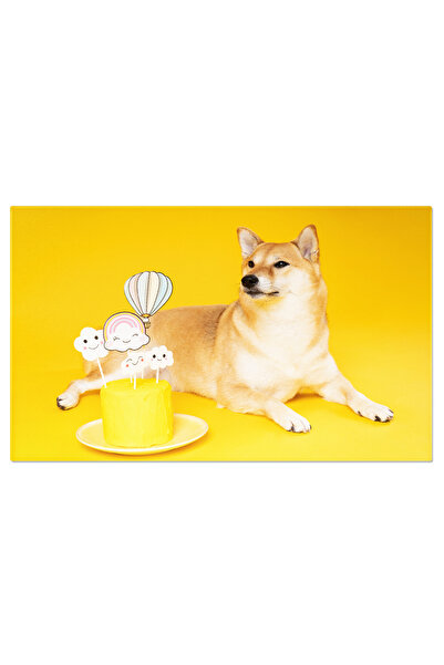 StoryGift Romania Tablou Canvas - Portret Shiba Inu: Sarbatoare Japoneza Si M...