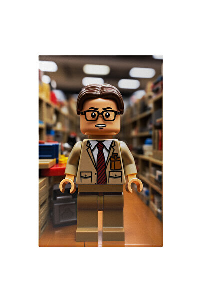 StoryGift Romania Tablou Canvas: Director Man Personaj Lego Barbat Incercuit ...