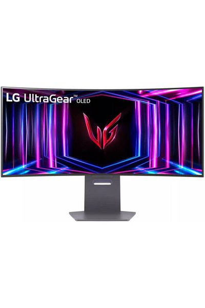 LG 34" UltraGear OLED QHD Curved Gaming Monitor, 240Hz Refresh Rate & 0.03ms (GtG), NVIDIA G-SYNC