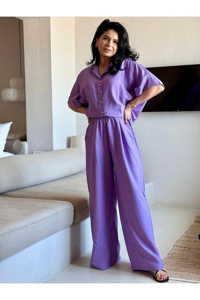 RAMONA BADESCU EXCLUSIVE Elegant Suit – Viscose and Polyamide, Fluid and Comfortable