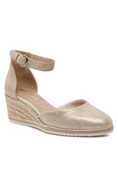 Tamaris espadrile de damă 1-22309-42 aurii