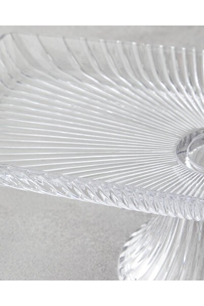 English Home Aura Glass Cake Stand 31X9,5 cm Transparent