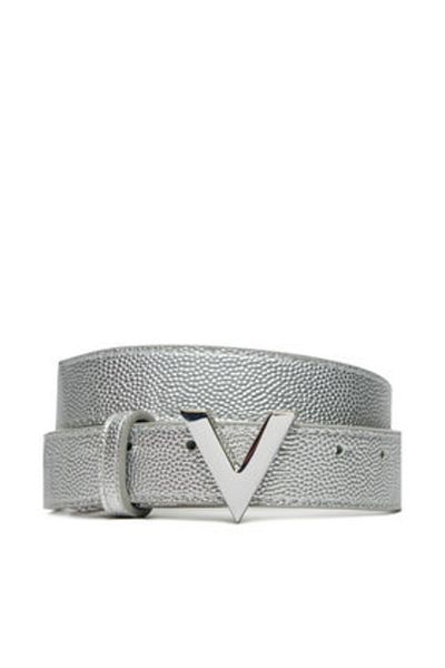 Valentino valentino women's belt VCS1R456GMS silver-colored