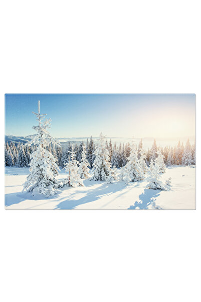 StoryGift Romania Tablou Canvas: Drumetie Intr-o Zi Cu Zapada - Drumetie, Zap...