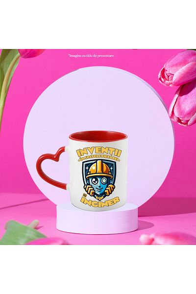 StoryGift Romania Mug Man With Helmet Text behind every invention, there's an engineer, 3, With,STG.