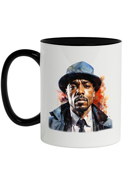 StoryGift Romania Mug With Nate Dogg, Musician, Famous Singer, Rapper, Multicolor 330 ml, Ceramic, With ,STG.