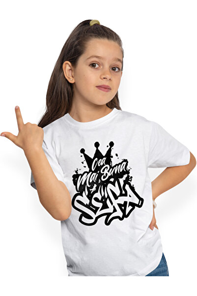 StoryGift Romania Tricou Copii Fete Pentru Cea Mai Buna Sefa, Apreciere, Cado...