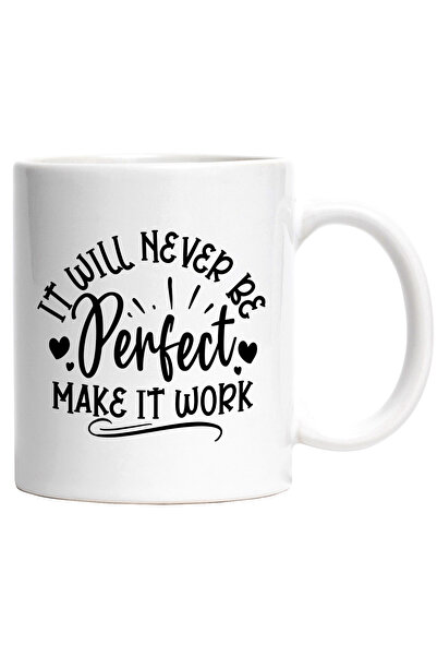 StoryGift Romania Cana Cu Inimioare Si Textul "nu Va Fi Niciodata Perfect, Fa...
