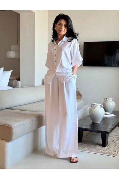 RAMONA BADESCU EXCLUSIVE Elegant Suit – Viscose and Polyamide, Fluid and Comfortable