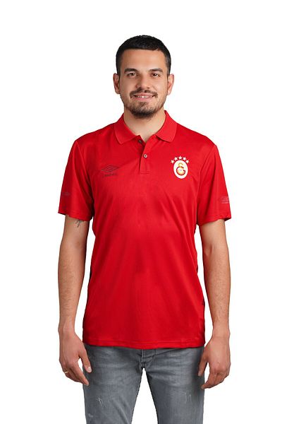Galatasaray Original 5 Star Red Polo T-Shirt Tf0208
