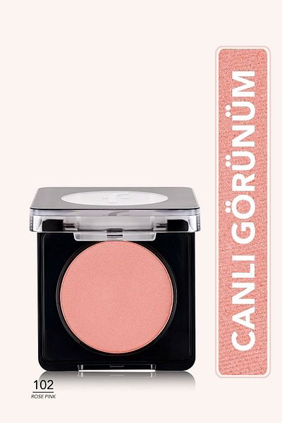 Flormar Matte Finish Compact Blush - Blush-on - 102 Rose Pink -8682536051729