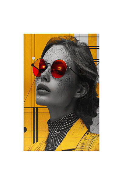 StoryGift Romania Tablou Canvas Fata Cu Parul Aranajat Si Pistrui Multi In Ca...