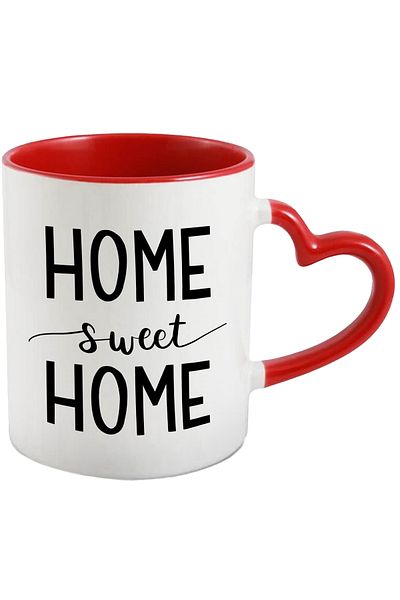 StoryGift Romania Mug with the text in English "Home, sweet home" - sweet home, happiness, do, With,STG.