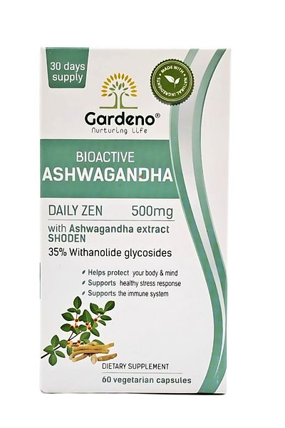 Gardeno Daily Zen 500Mg (Ashwagandha) Vegetarian capsules 60'S
