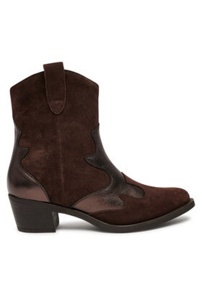 Unisa Women's Cowboy Boots brown UNISA-GRETTE_BS_MEC MIDBR/ZINC