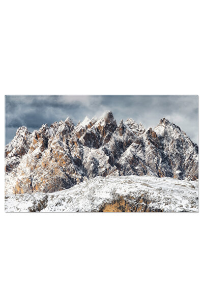 StoryGift Romania Tablou Canvas Panorama Montana In Alpii Dolomiti, Calatorie...