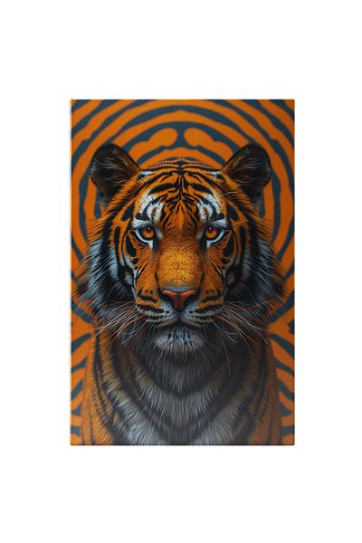 StoryGift Romania Canvas Painting 70 x 50CM On the Trail of Prey The Tiger and Its Menacing Silence Stripes H,STG.