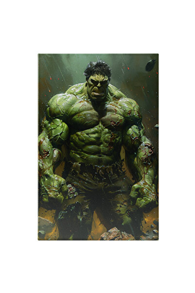 StoryGift Romania Tablou Canvas: Hulk Războinic Cu Mușchi Și Pumni Strânsi- C...