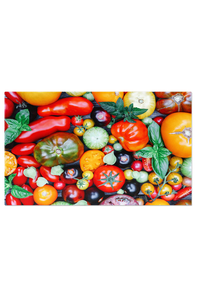 StoryGift Romania Tablou Canvas: Diversitate De Rosii Proaspete Din Gradina -...