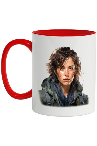 StoryGift Romania Mug With Ellie Williams, Fictional Character, Video Game Lovers, Multicolor 33, With ,STG .