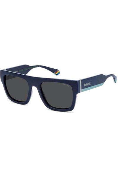 Polaroid Ochelari de soare polarizați pentru femei Polaroid PLD 6224/S/X PJP/M9, Plastic, Albastru, 54 mm