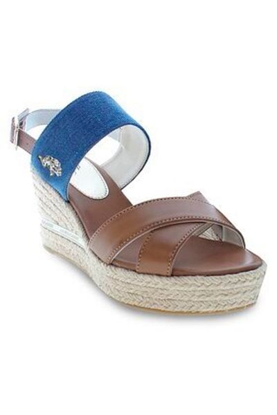 U.S. Polo Assn. Espadrile de damă US Polo Assn ALYSSA011 maro