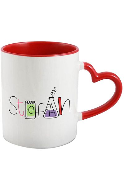 StoryGift Romania Mug With Name Stefan, and Funny Message, Curious, Sociable, Galagio, 330ml, Ceram, With, STG.