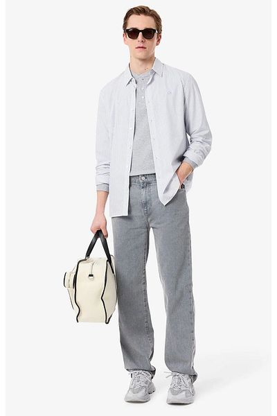 Lotus Men's Brand Equivalent Light Gray Jean Jeans Pants