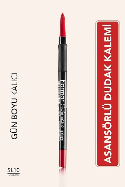 Flormar Lip Liner - Stylematic Lipliner Sl10 Vivid Red ( 8690604497065 )